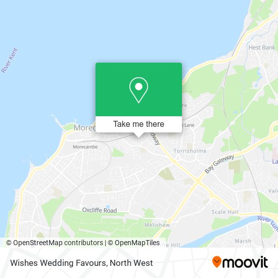 Wishes Wedding Favours map