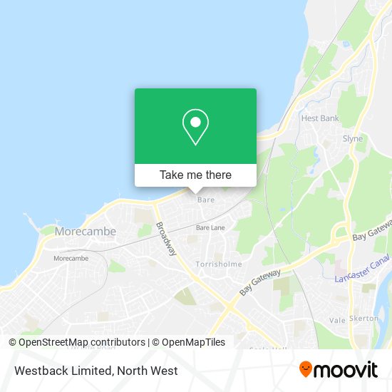 Westback Limited map