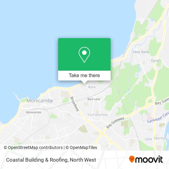 Coastal Building & Roofing map