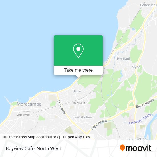 Bayview Café map