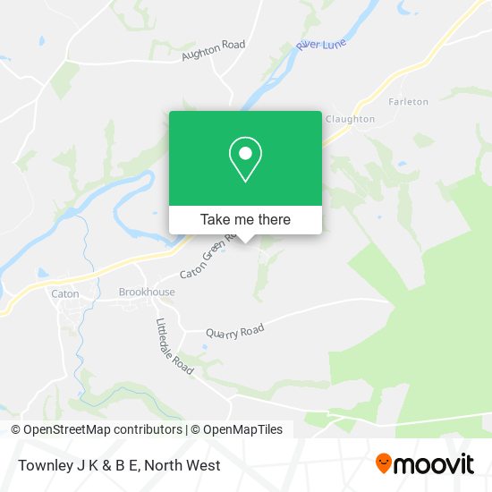 Townley J K & B E map