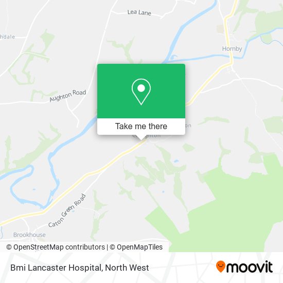 Bmi Lancaster Hospital map
