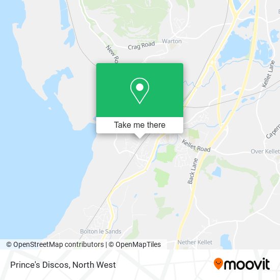 Prince's Discos map