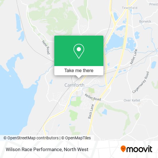 Wilson Race Performance map