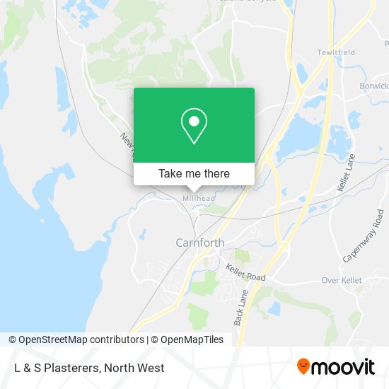 L & S Plasterers map
