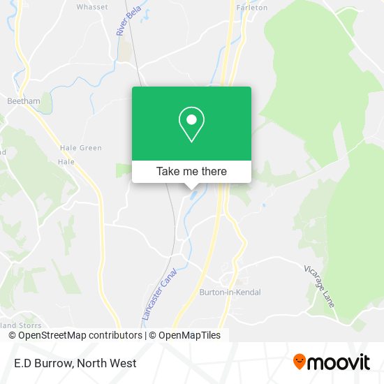 E.D Burrow map