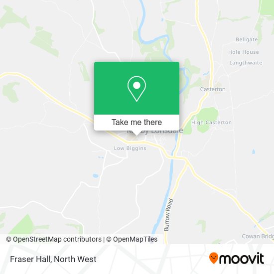 Fraser Hall map