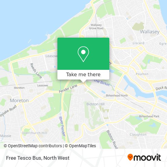 Free Tesco Bus map