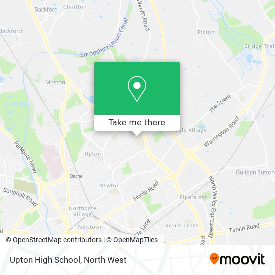 Upton High School map
