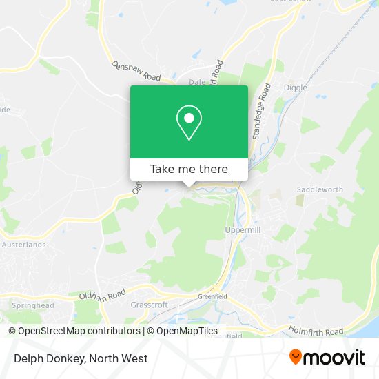 Delph Donkey map