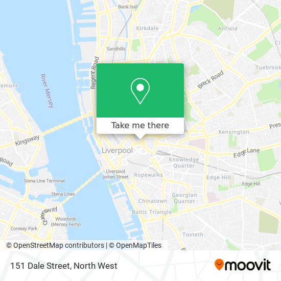 151 Dale Street map
