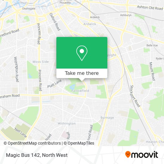 Magic Bus 142 map
