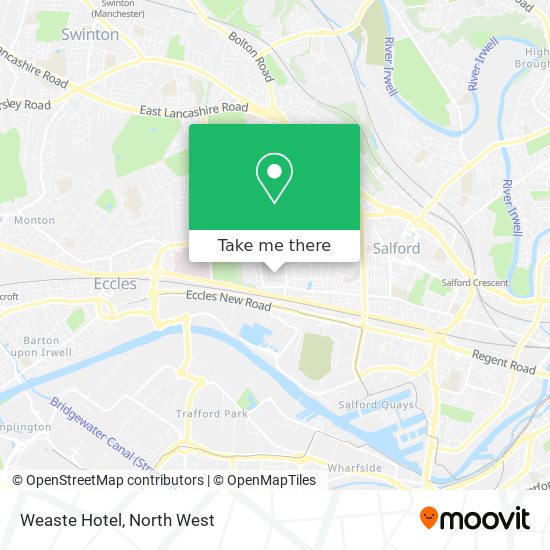 Weaste Hotel map