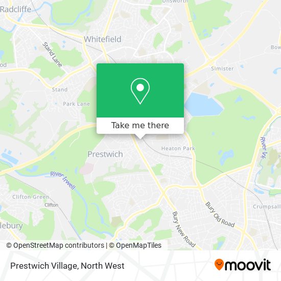 Prestwich Village map