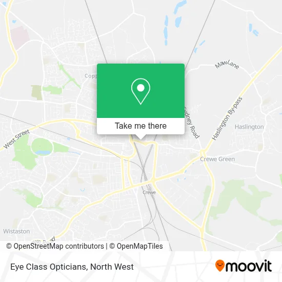 Eye Class Opticians map
