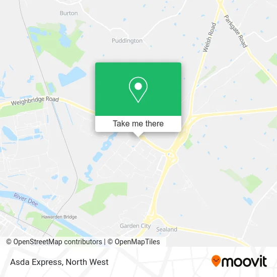 Asda Express map