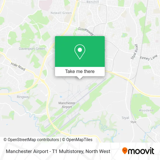 Manchester Airport - T1 Multistorey map
