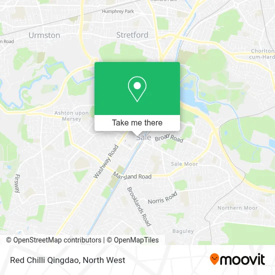 Red Chilli Qingdao map