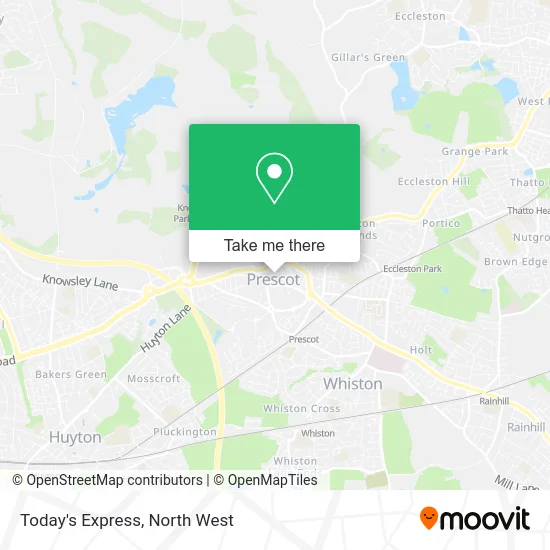 Today's Express map
