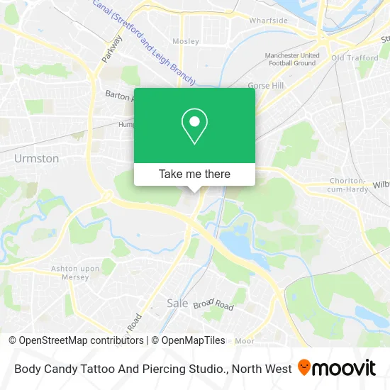 Body Candy Tattoo And Piercing Studio. map