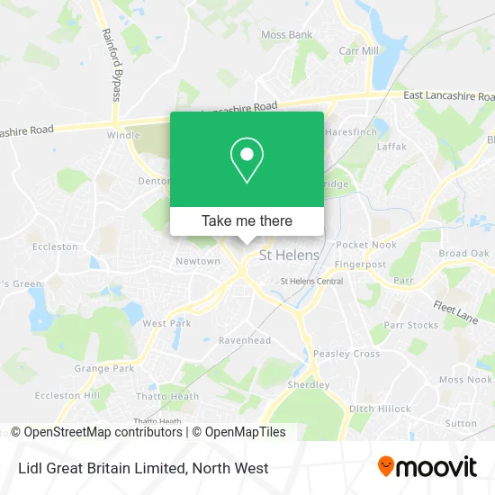 Lidl Great Britain Limited map
