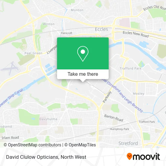 David Clulow Opticians map