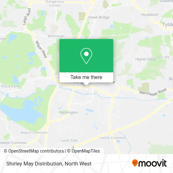 Shirley May Distribution map