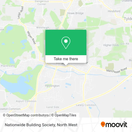Nationwide Building Society map