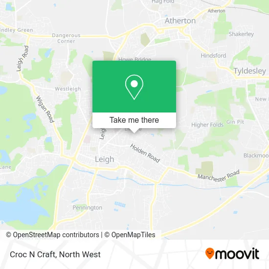 Croc N Craft map