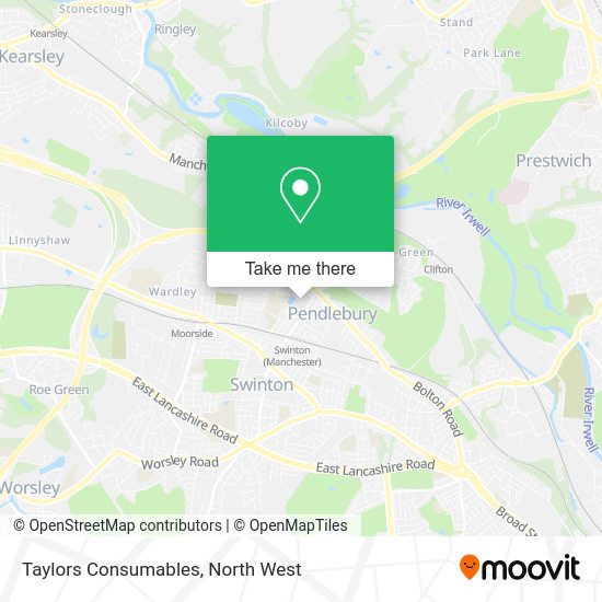 How to get to Taylors Consumables in Clifton by bus, train or light rail?