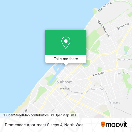 Promenade Apartment Sleeps 4 map