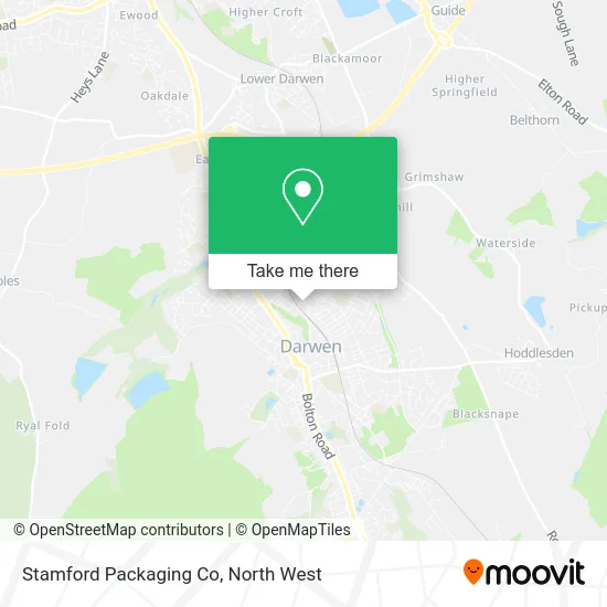 Stamford Packaging Co map