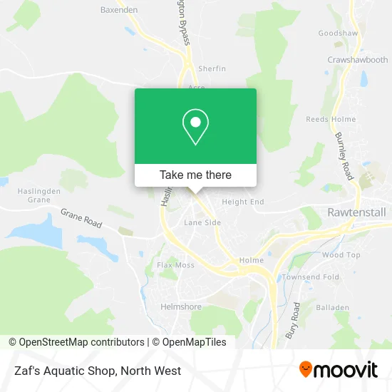 Zaf's Aquatic Shop map