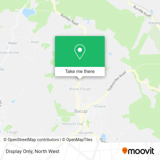Display Only map