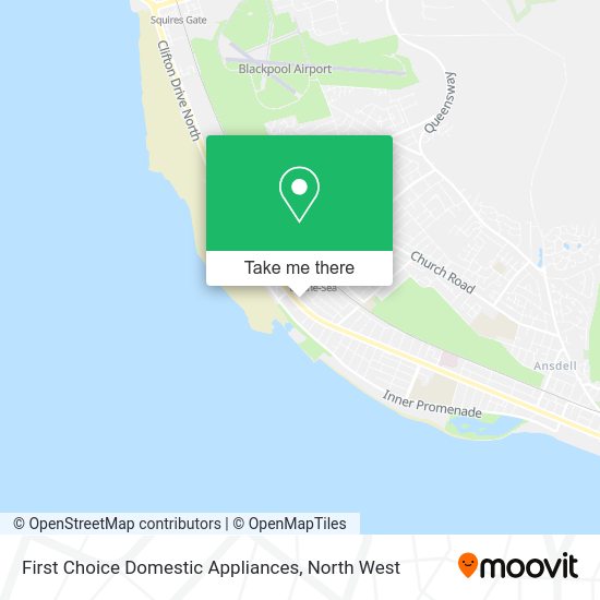 How to get to First Choice Domestic Appliances in Lytham by bus, train