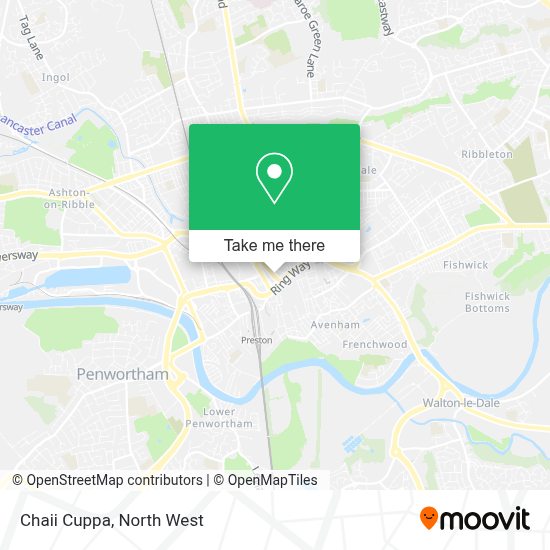 How to get to Chaii Cuppa in Preston by bus or train?