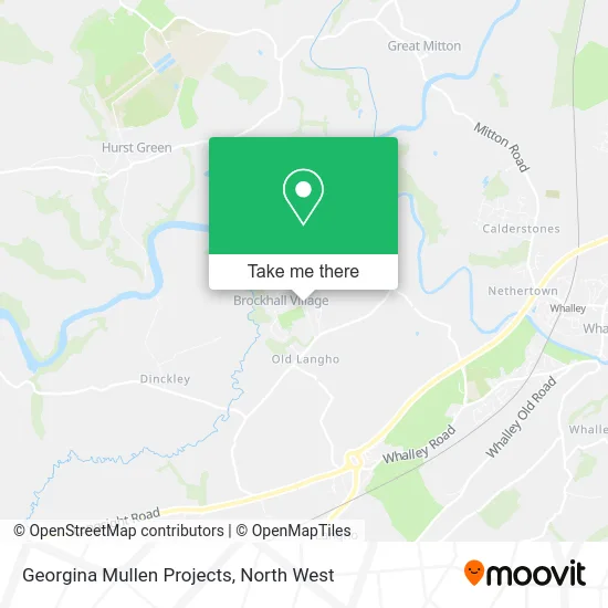 Georgina Mullen Projects map