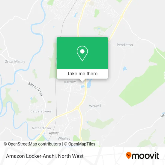 Amazon Locker-Anahi map