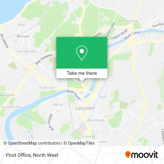 Post Office map
