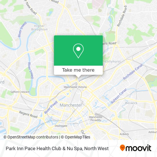 Park Inn Pace Health Club & Nu Spa map