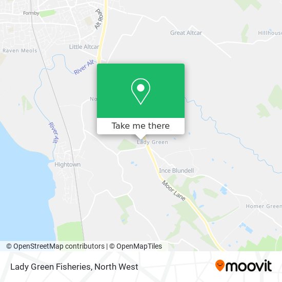 Lady Green Fisheries map