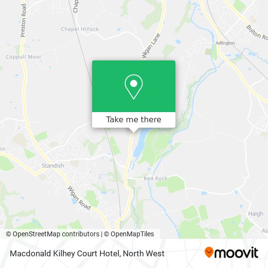 Macdonald Kilhey Court Hotel map