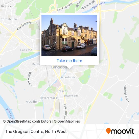 The Gregson Centre map