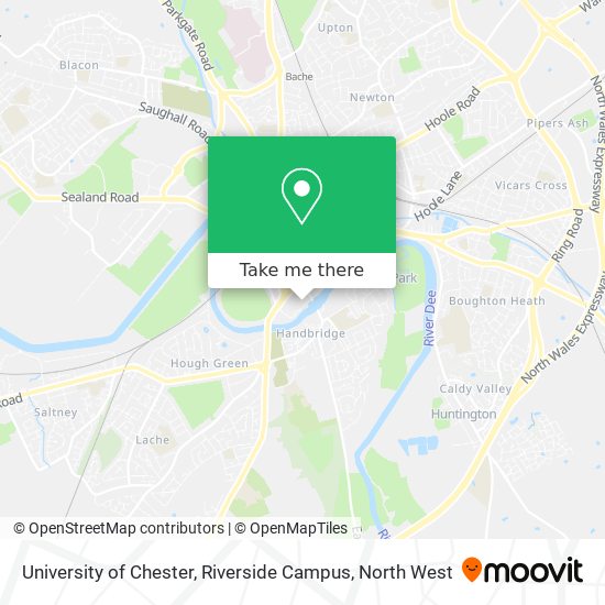 University of Chester, Riverside Campus map