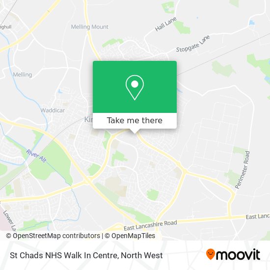 St Chads NHS Walk In Centre map