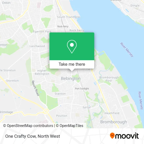 One Crafty Cow map