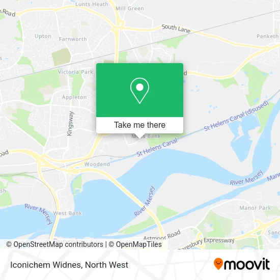 Iconichem Widnes map