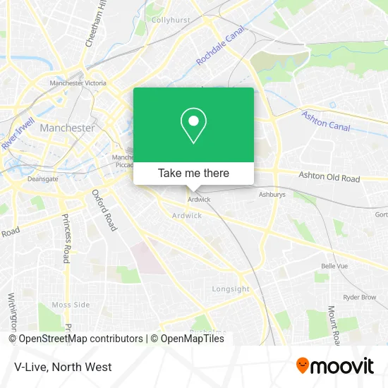 V-Live map