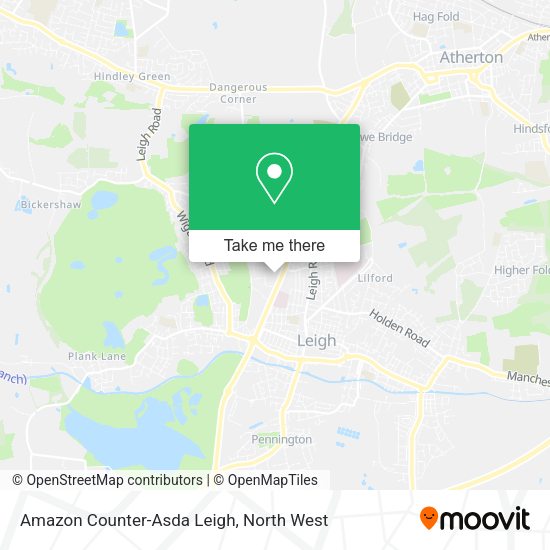 How to get to Amazon Counter-Asda Leigh by bus?