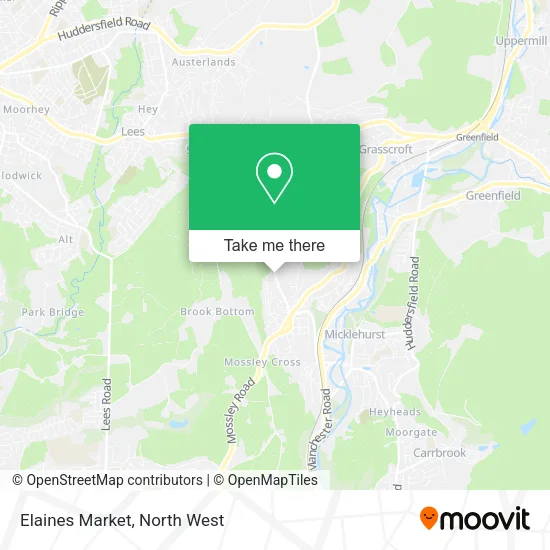 Elaines Market map